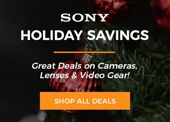 Sony Holiday Savings
