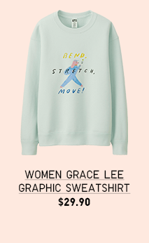 WOMEN GRACE LEE GRAPHIC SWEATSHIRT $29.90