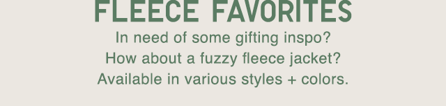 SUB - FLEECE FAVORITES