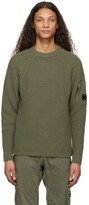 Green Lambswool Technical Sweater