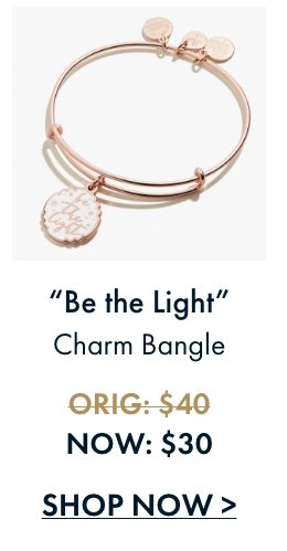 Be the Light Charm Bangle | Shop Now