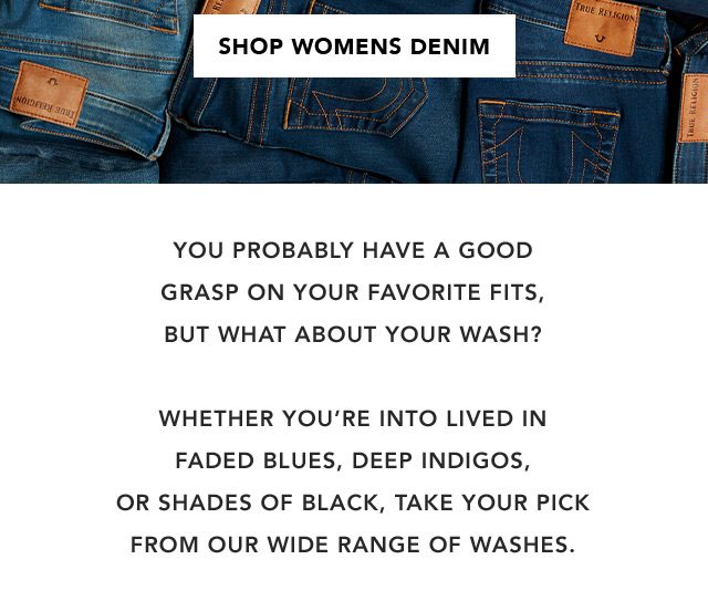 Shop Womens Denim