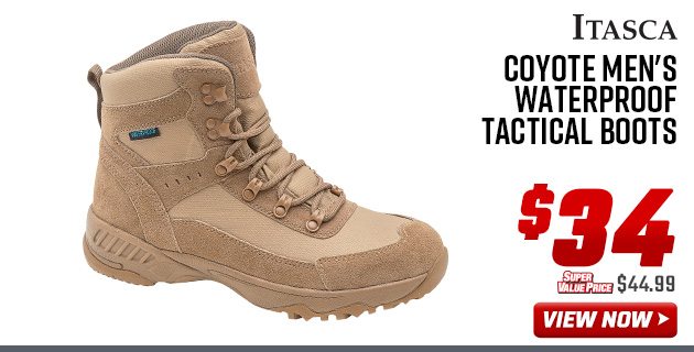 ITASCA Coyote Men's Waterproof Tactical Boots