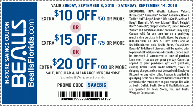 Extra $10 Off $50+, $15 Off $75+, or $20 off $100+ | Code SAVEBIG | Get Coupon