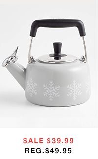 Chantal ® Wren Snowflake Holiday Tea Kettle