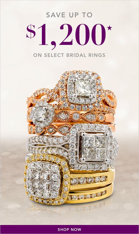 Save Up to $1,200 on Select Bridal Rings