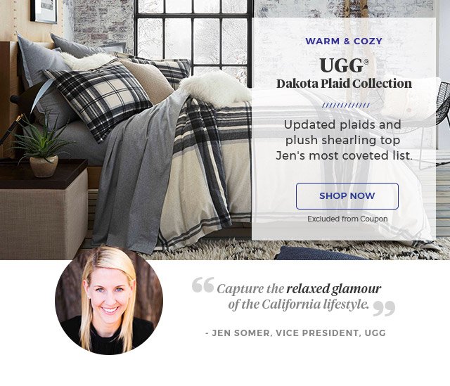 ugg dakota plaid duvet