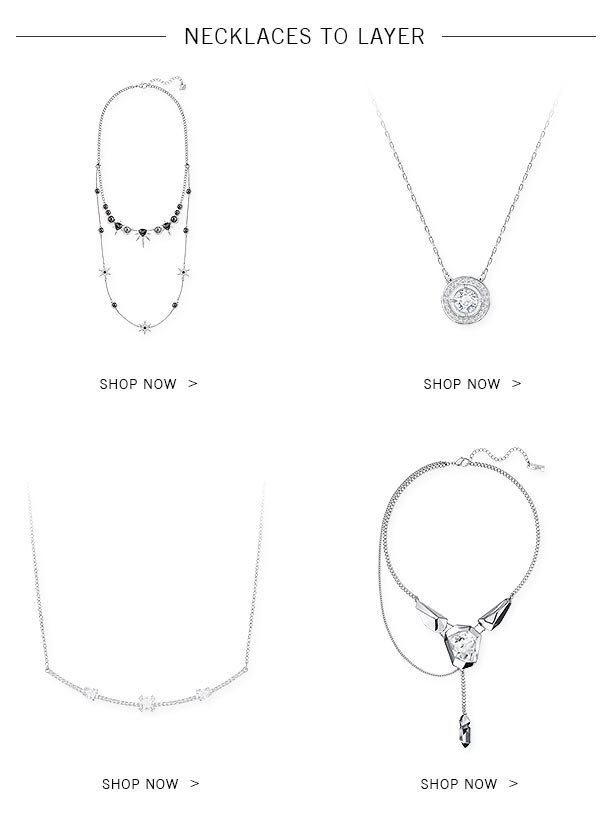 Necklaces to layer