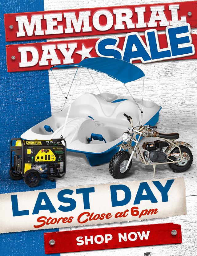 Memorial Day Sale