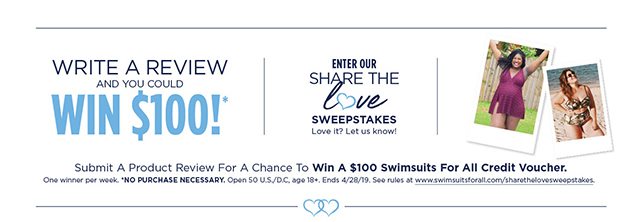 Enter Our Share The Love Sweepstakes