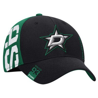 Dallas Stars Reebok 2016 NHL Draft Structured Flex Hat - Black/Green
