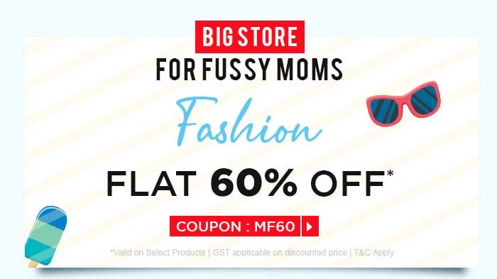 Big Store For Fussy Moms Fashion Flat 60% OFF*