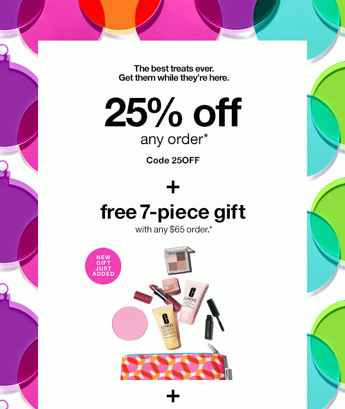 The best treats ever. Get them while they're here. 25% off any order* Code 25OFF