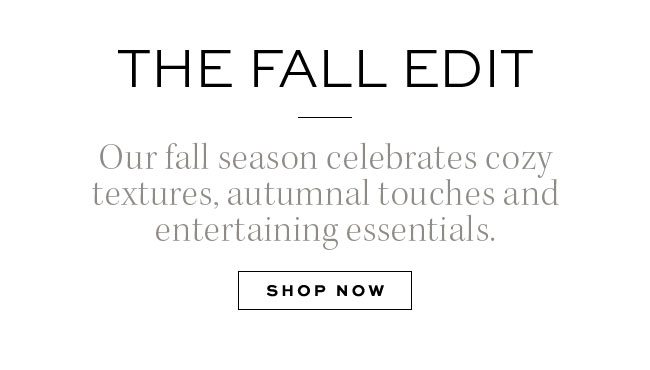 THE FALL EDIT