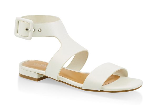 Two Band Ankle Strap Sandals