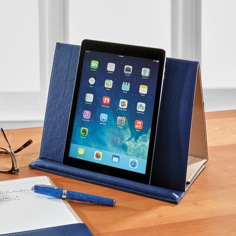 Large Leather Tablet Stand