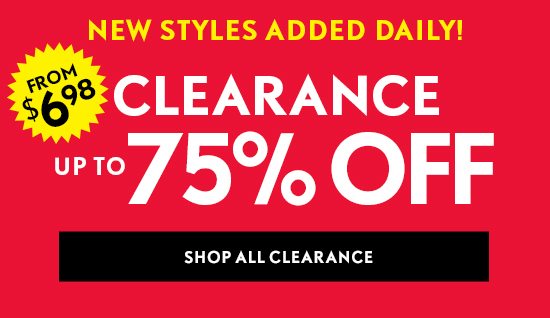 Shop All Clearance