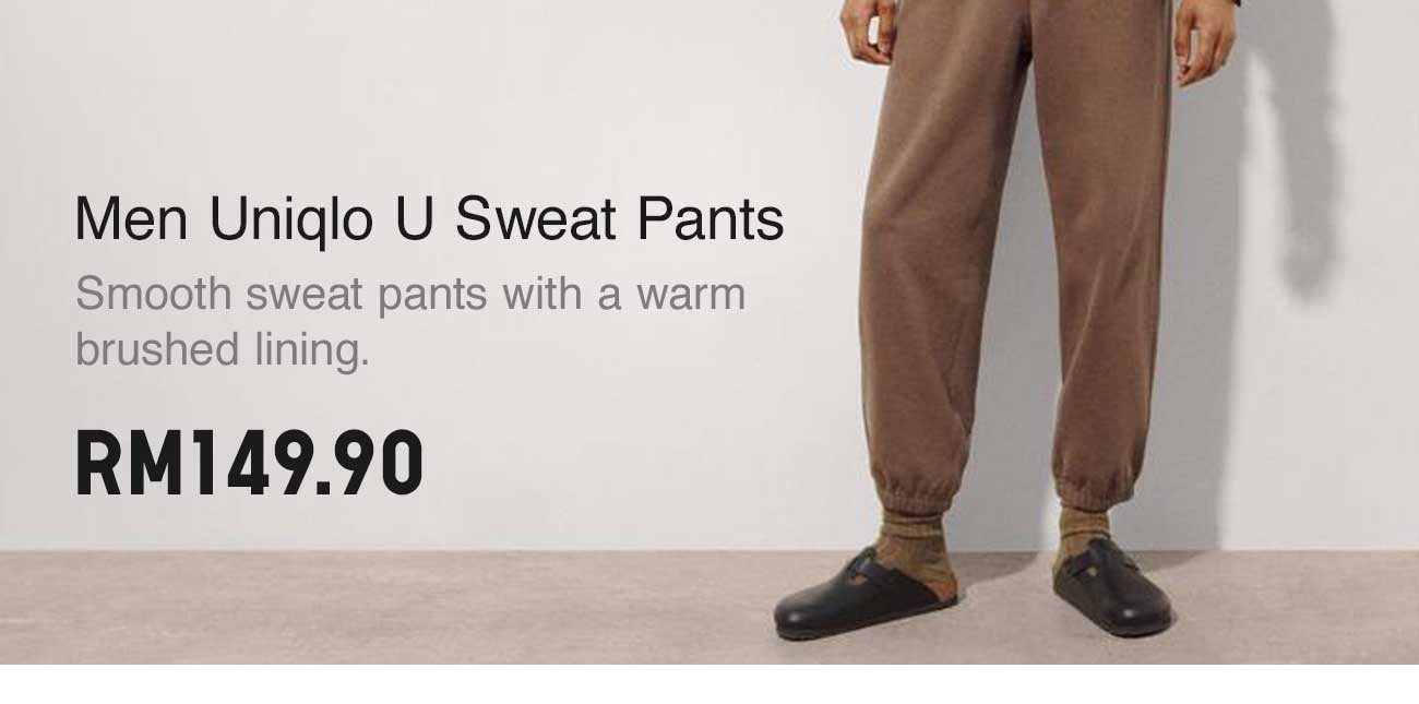 MEN UNIQLO U SWEAT PANTS