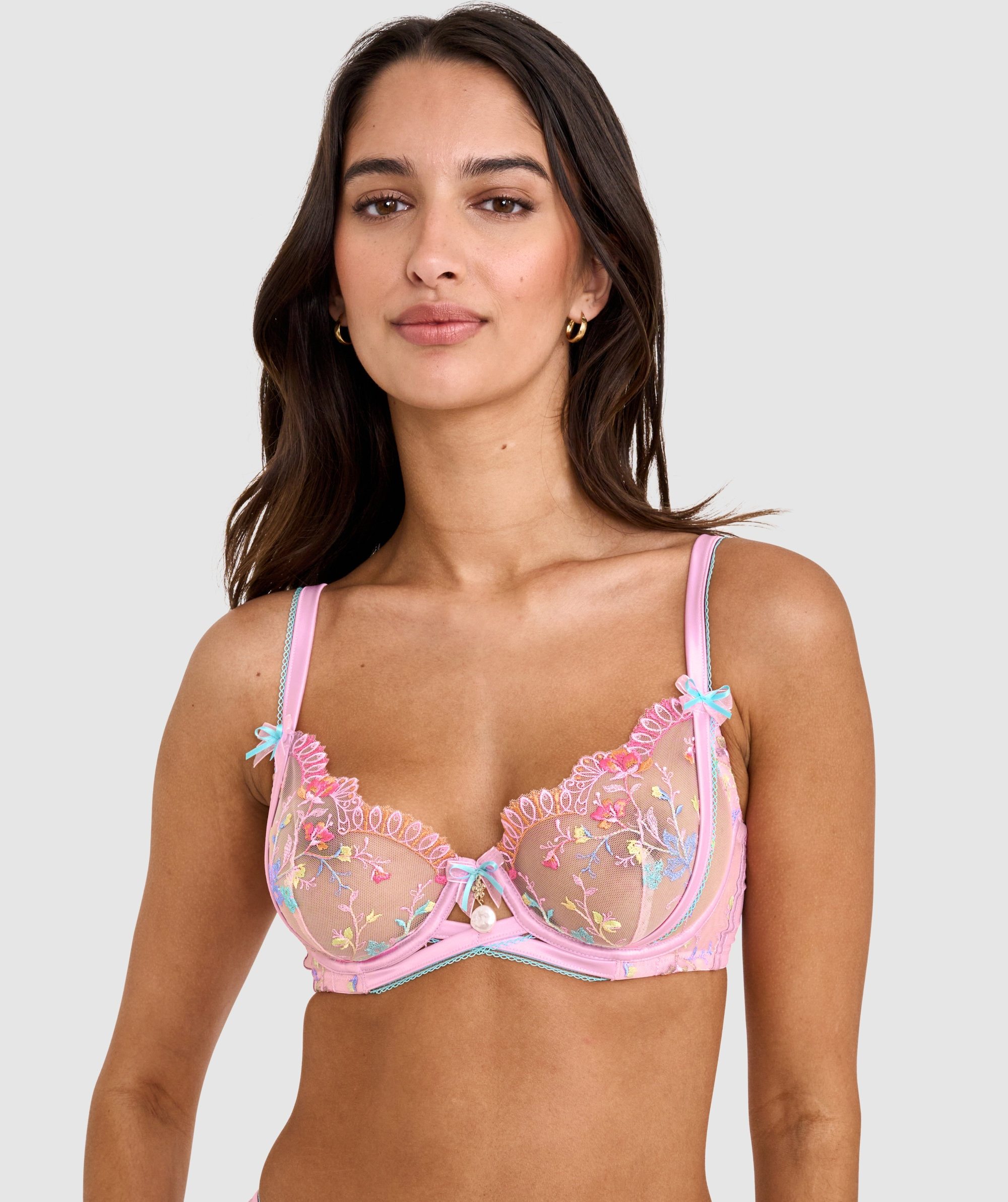 Enchanted Rosalia Underwire Bra - Pink