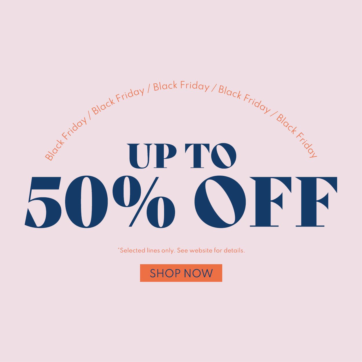 Black Friday - up to 50% off
