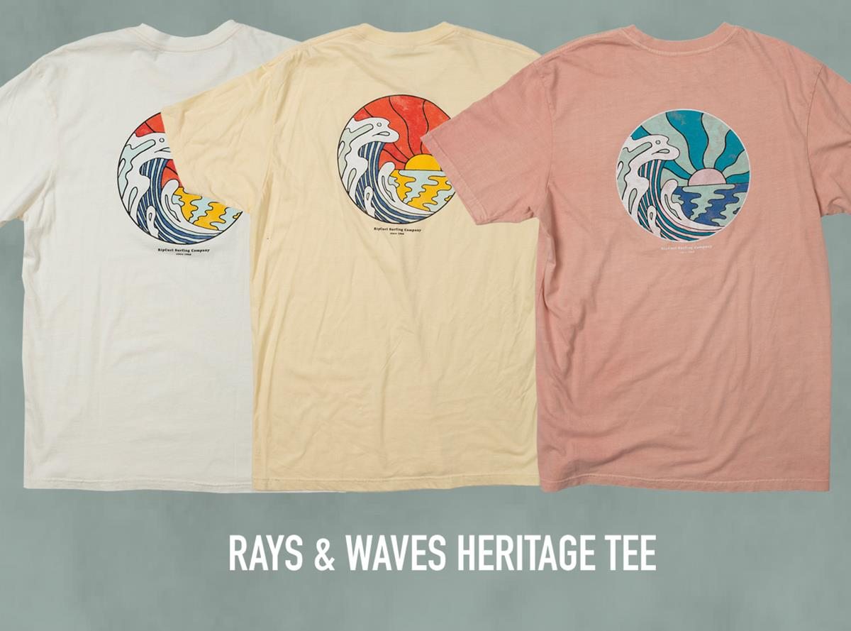 Rays & Waves Heritage Tee