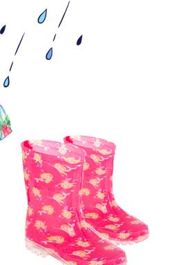 Pink wellies