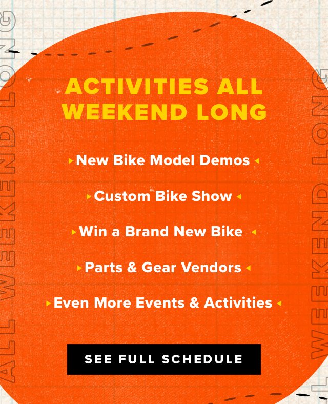 Activities all weekend long