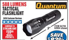  588 Lumen Tactical Flashlight 