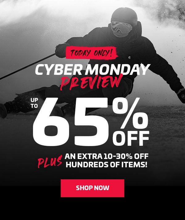 CYBER MONDAY PREVIEW – UP TO 65% OFF