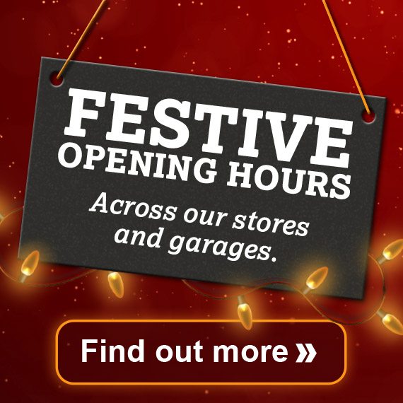 FESTIVE OPENING HOURS