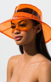 All That Clear Bucket Hat is crafted from a PVC based material.