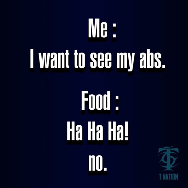 I want to see my abs