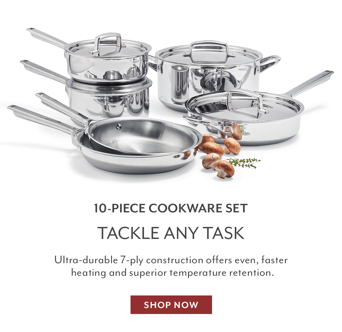 10-PC Cookware Set