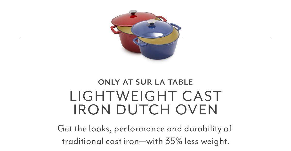 Lightweight Cast Iron Dutch Oven