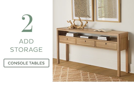 Add Storage - Console Tables