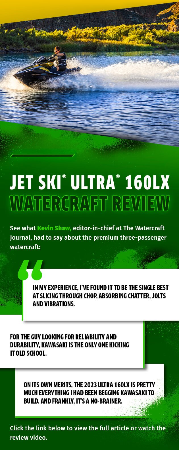 JET SKI® ULTRA® 160LX WATERCRAFT REVIEW