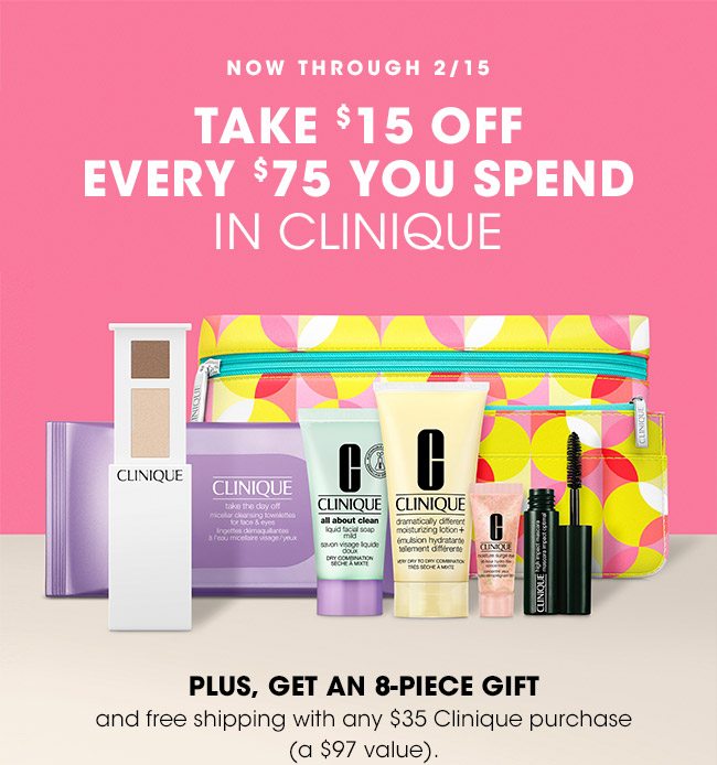 CLINIQUE 8-PIECE GIFT