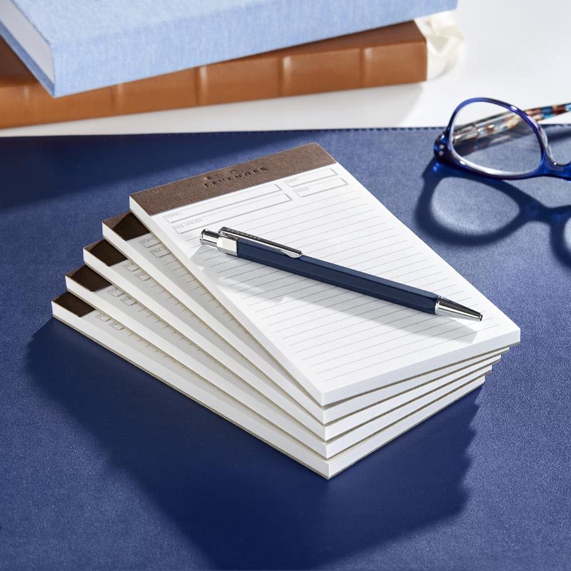 Freeleaf® White Full-Page Ruled Notepads (Set of 5)