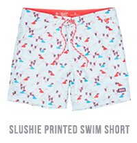 SLUSHIE PRINTED VOLLEY SWIM SHORT