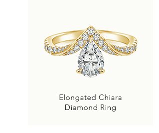 Elongated Chiara Diamond Ring