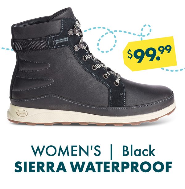 WOMENS SIERRA WATERPROOF BLACK