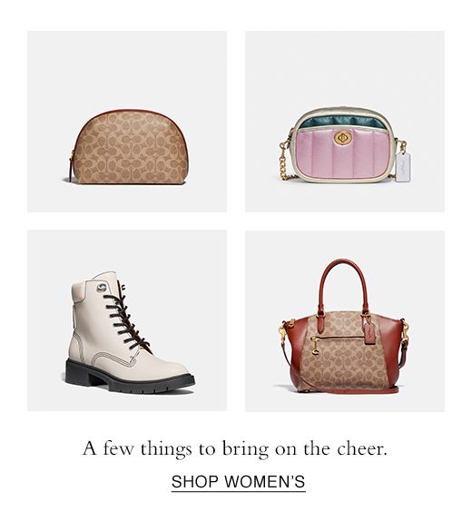 A few things to bring on the cheer. SHOP WOMEN'S