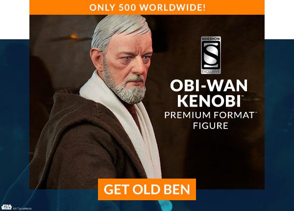 ONLY 500 WORLDWIDE Sideshow Exclusive Obi-Wan Kenobi Premium Format Figure