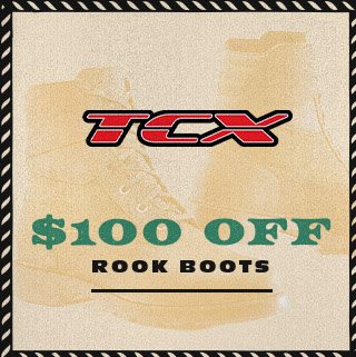 $100 off TCX Rook Boots