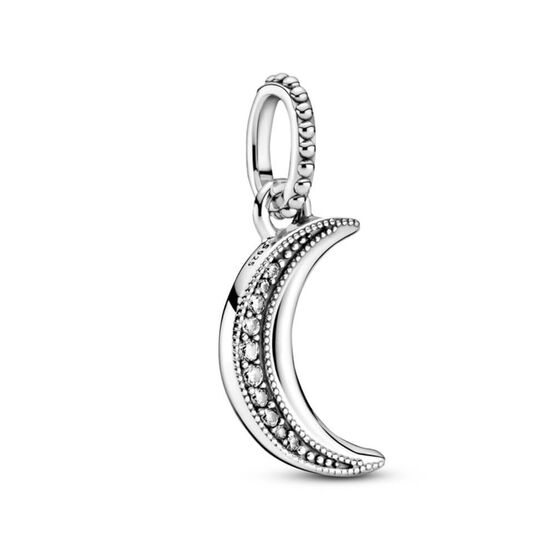 Pandora Sparkling Crescent Moon CZ Pendant