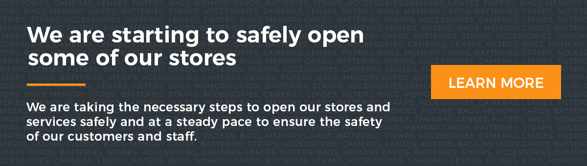 We are taking the necessary steps to open our stores and services safely and at a steady pace to ensure the safety of our customers and staff.
