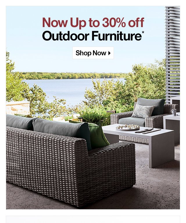 Now up to 30% off Outdoor