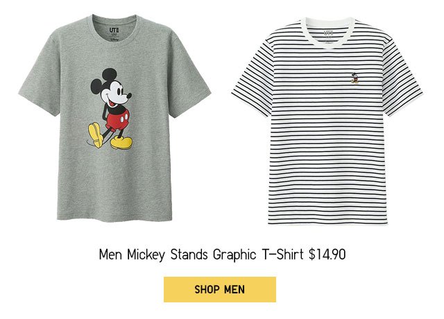 MICKEY STANDS - Combining the most iconic Mickey pose with our very comfortable, high-quality products will bring a smile to your face! - SHOP MEN