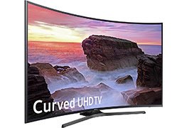 Samsung UN65MU6500 Curved 65 4K HDR Smart LED-backlit HDTV w/ 3x HDMI Inputs