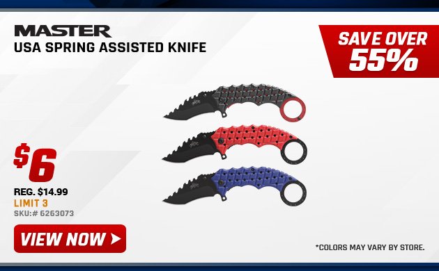 Master USA Spring Assisted Knife